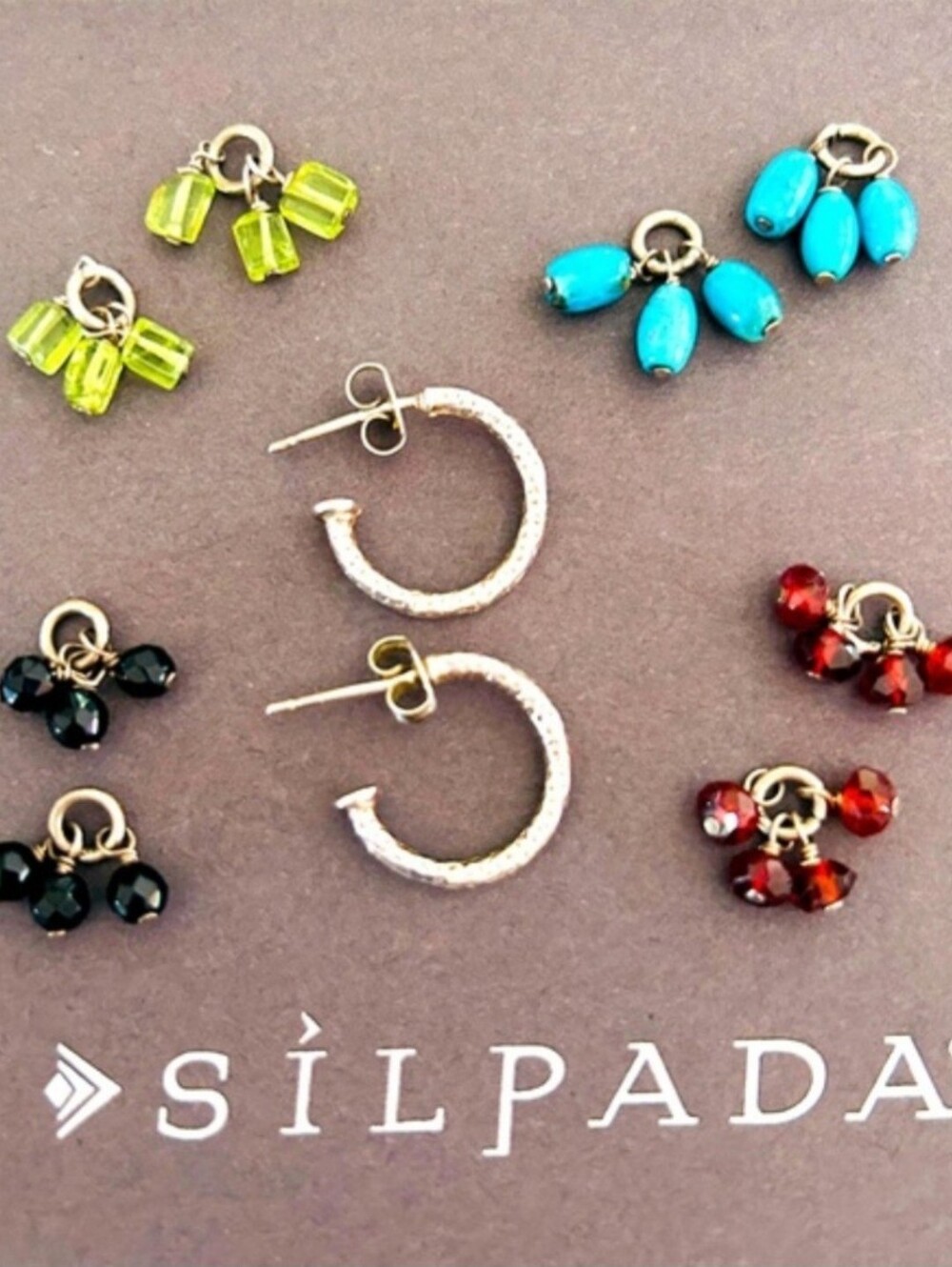 Silpada Sterling Silver Interchangeable Hoop Earrings
